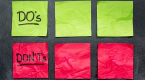 Essential Dos and Don'ts of Machine Learning